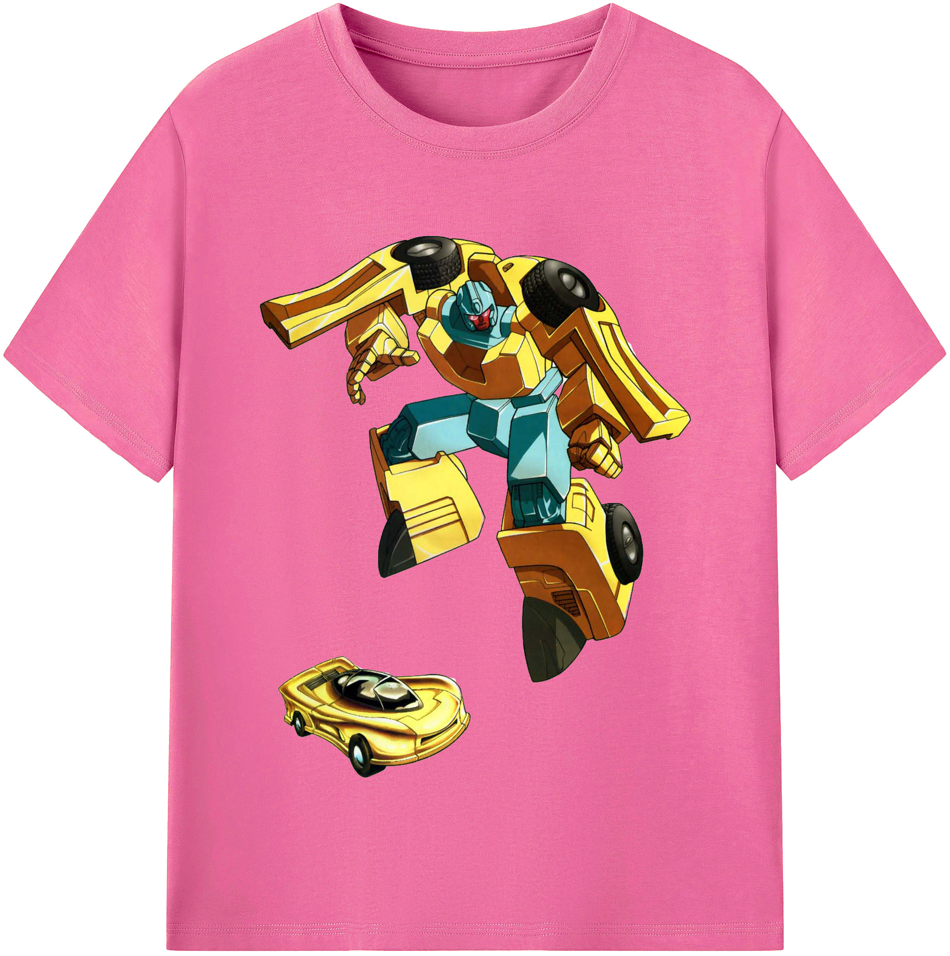 （画像用）  レディースカジュアルプリントTシャツ（綿100％）